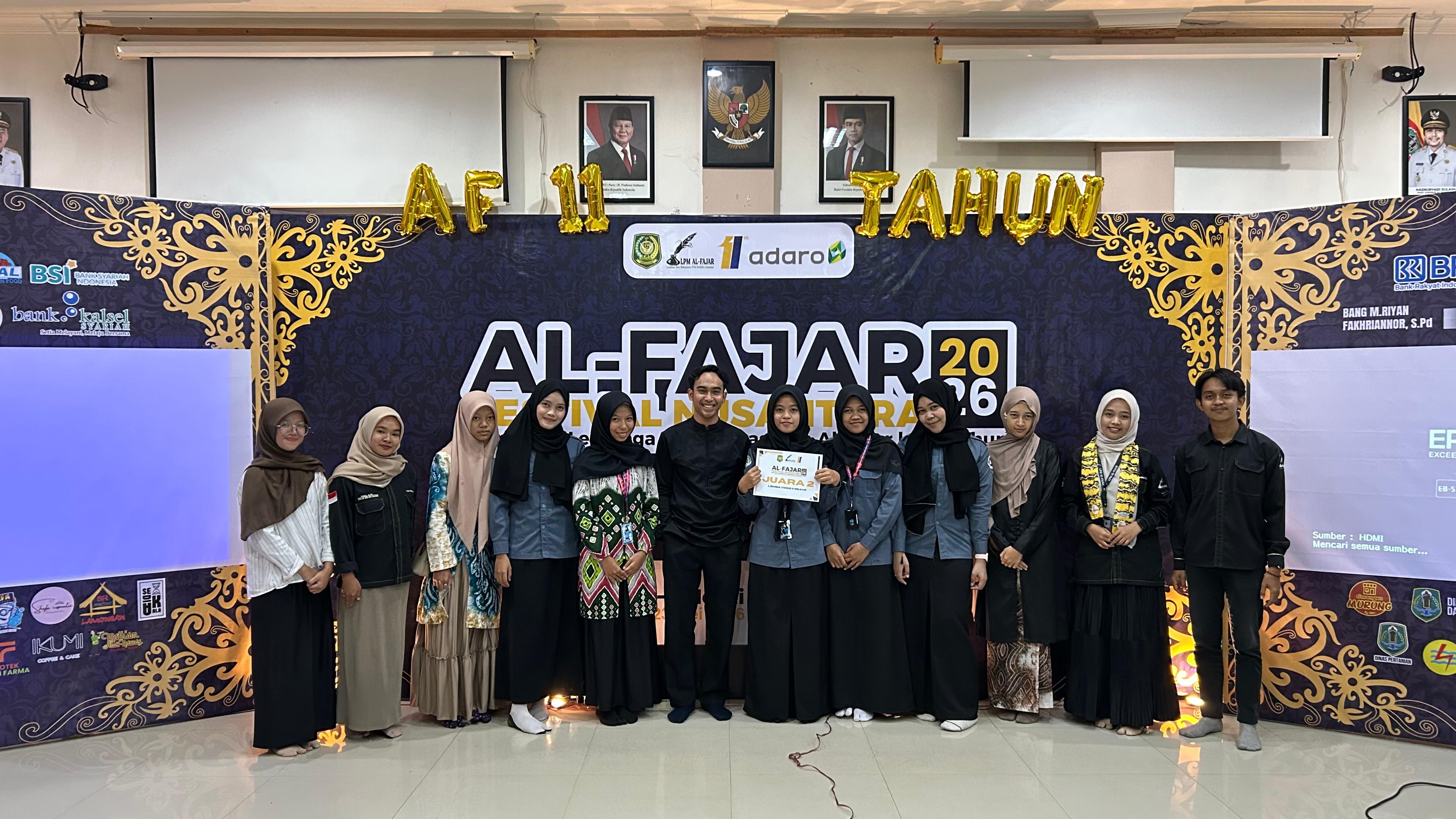 Kreativitas Tanpa Batas, MAN 2 HSU Raih Juara 2 Video Kreatif se-Kalimantan Selatan dan Tembus 15 Besar Poster Nasional